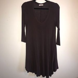 Chocolate Brown T-Shirt Dress